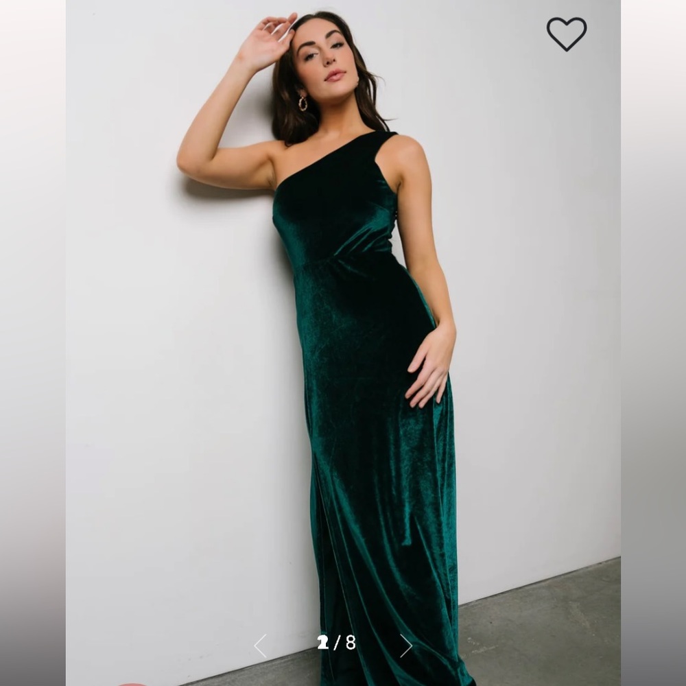 Tatiana Velvet One Shoulder Maxi Dress
